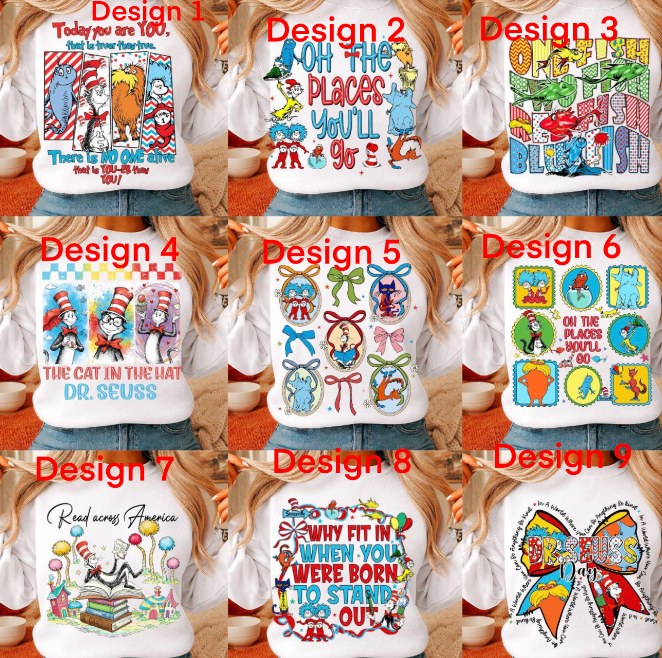 Seuss tees