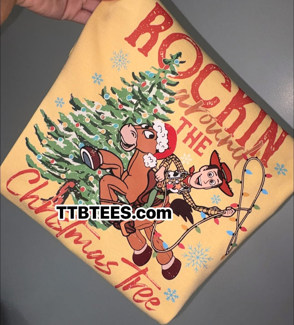 Rocking around the Christmas tree tee
