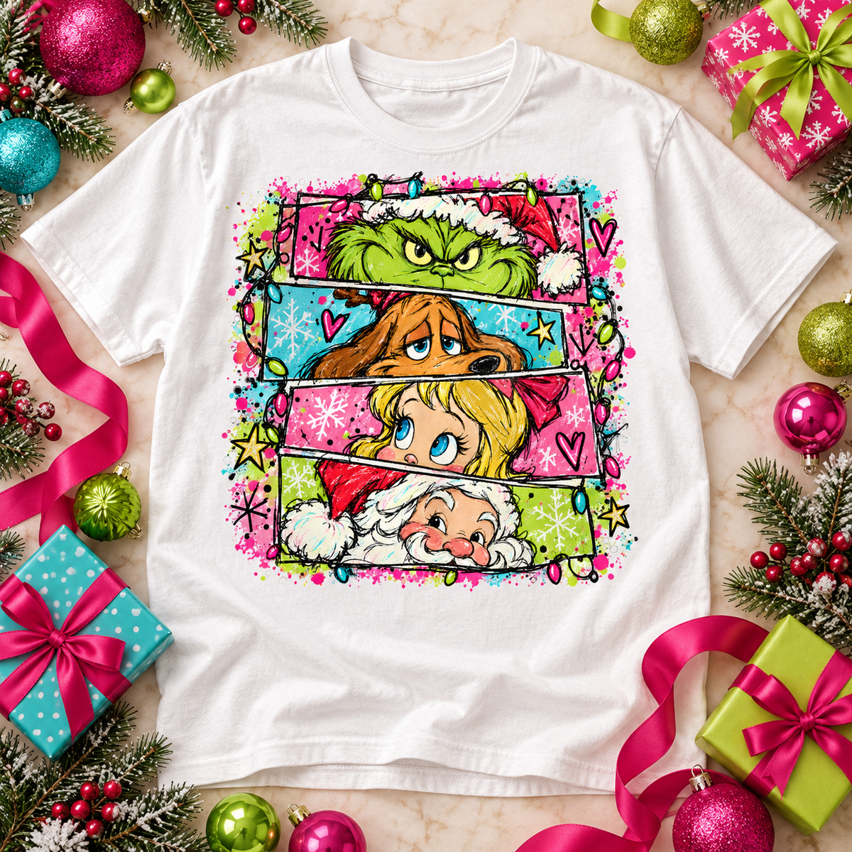 Christmas Friends tee