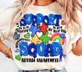 Support Squad Tee- autism awareness
