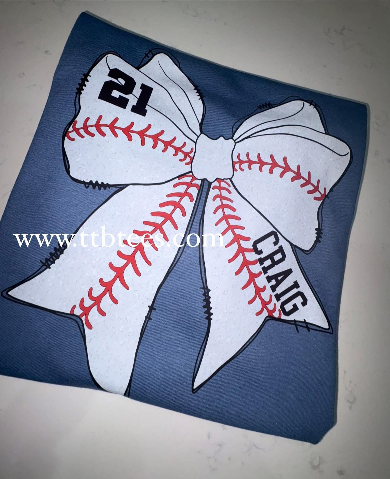 Custom Baseball Bow