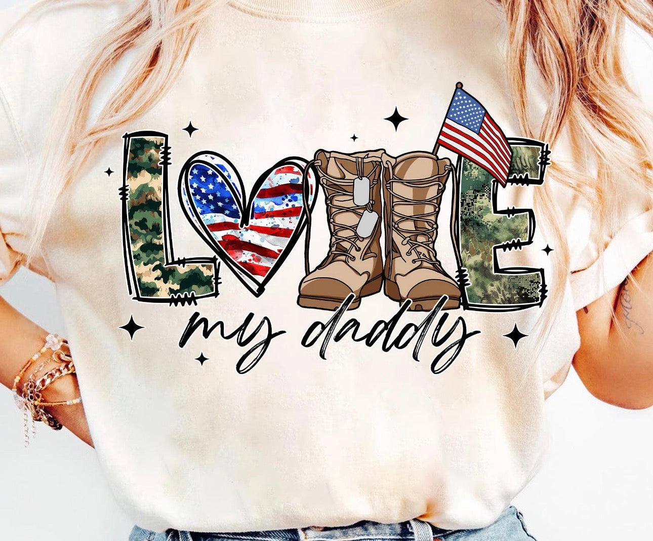Love my daddy tee