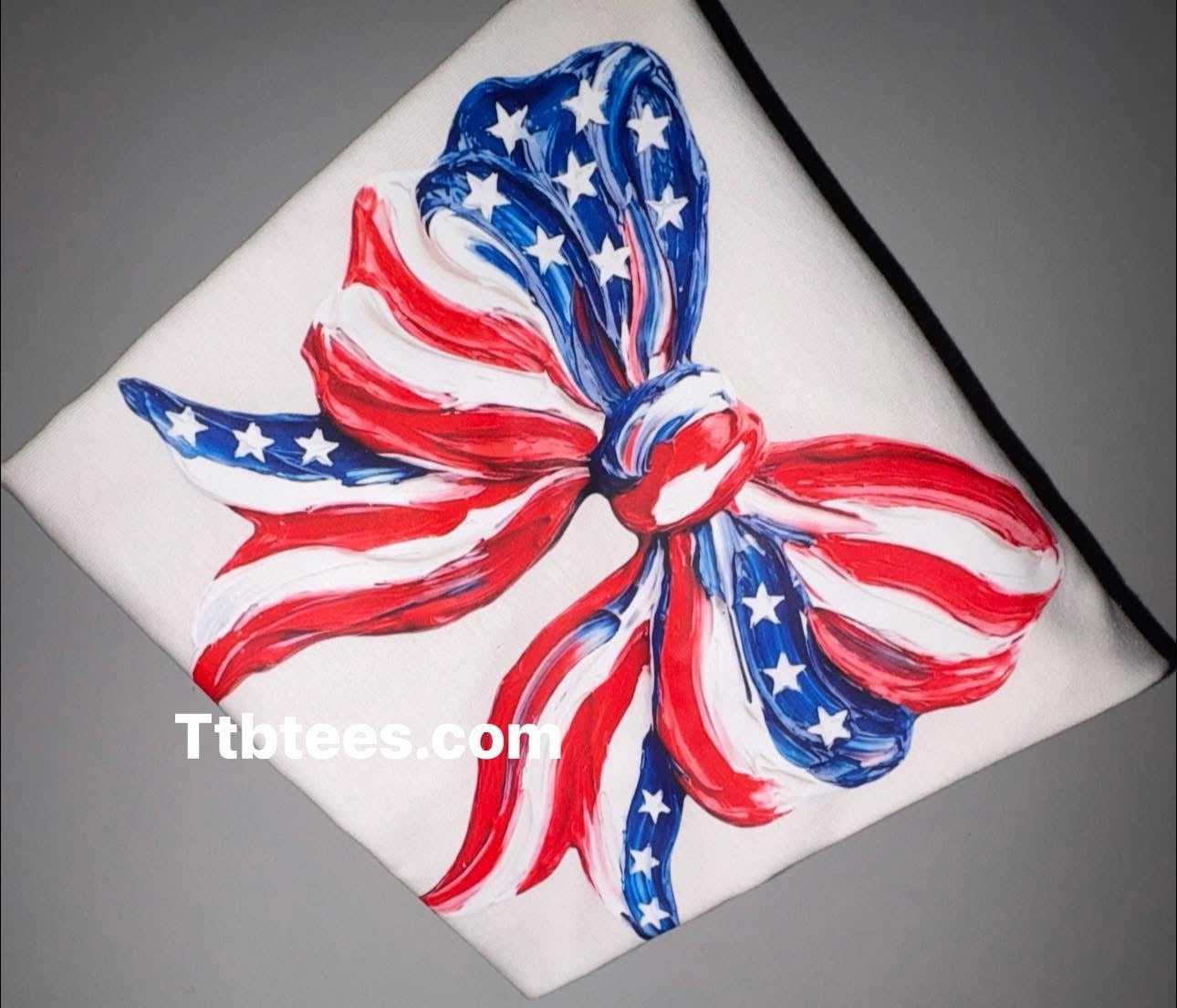 USA flag bow