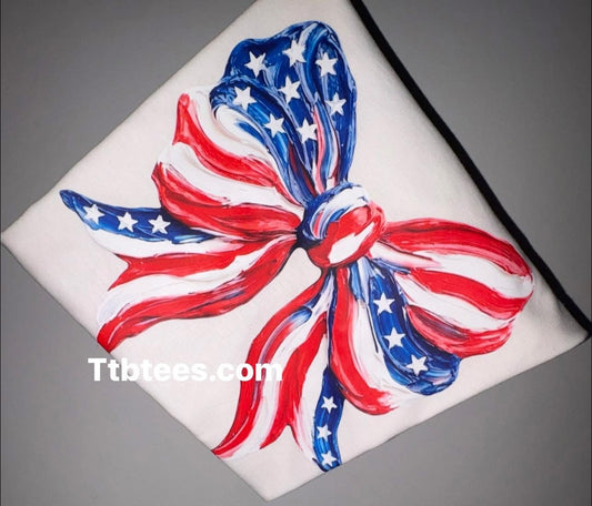USA flag bow