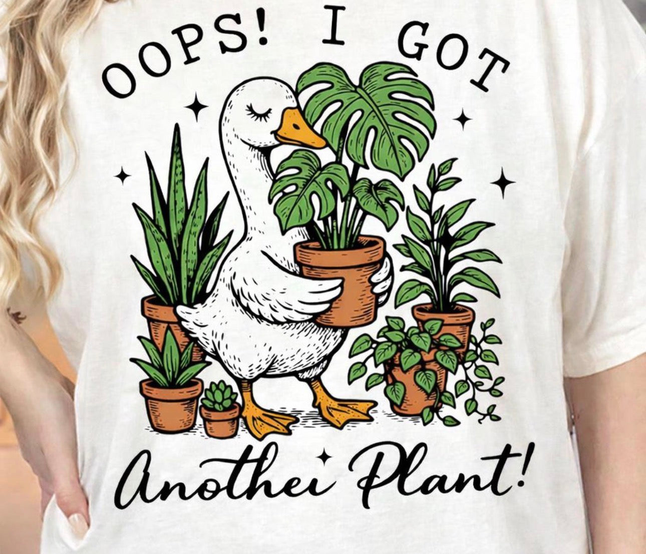 Oops I got another plant tee