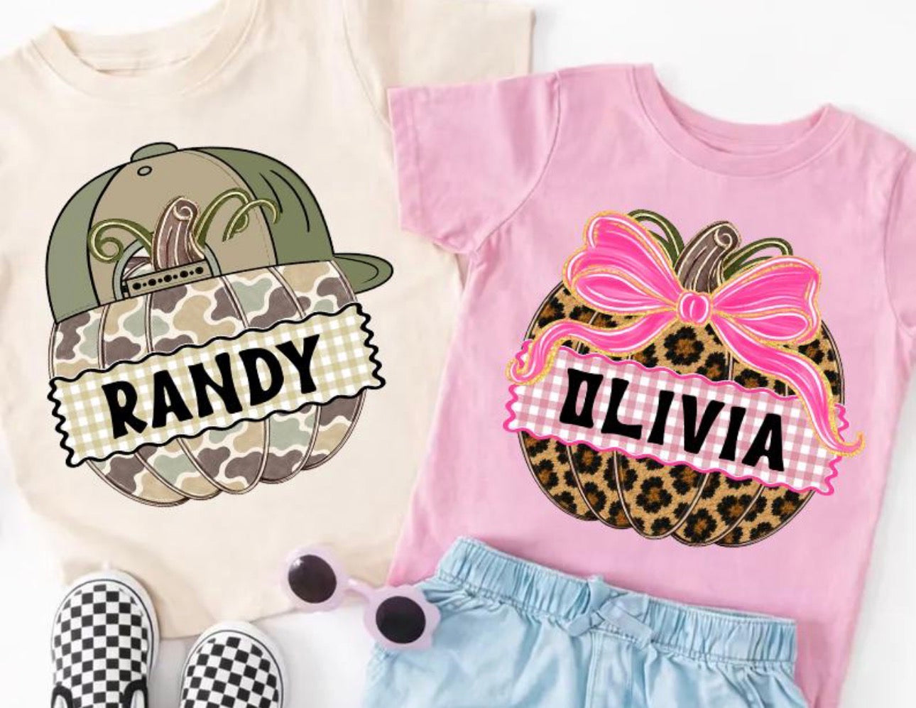 Pumpkin name tees