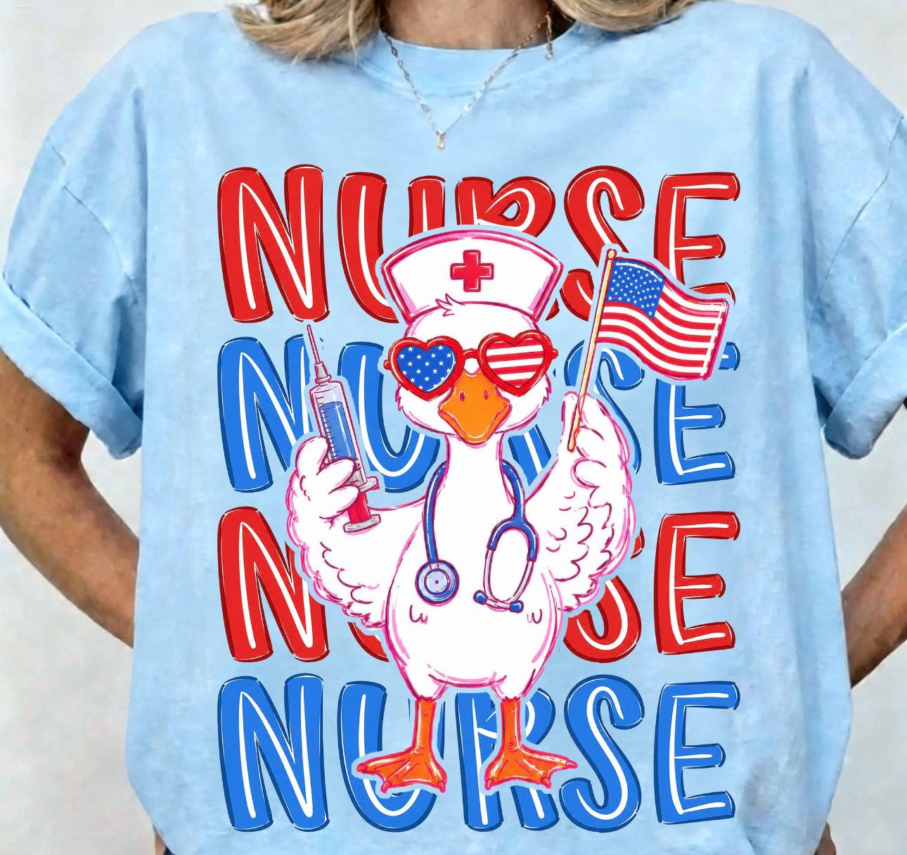 Nurse goose tee