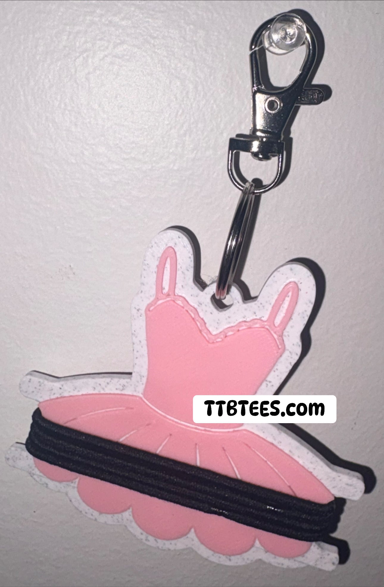 hair tie holder Keychain